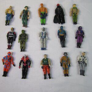 Vintage GI Joe ARAH Action Figure Mixed Lot of 15 Action Figures